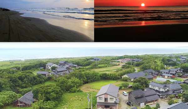 景観美◆里浜の夕日を見にちょっと立ち寄ってみませんか？