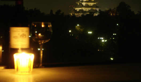 名古屋城の夜景