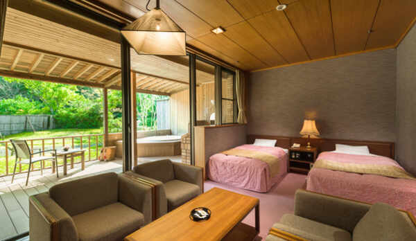 露天風呂付き和洋室