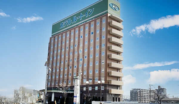 ■ホテル外観画像　バイキング朝食無料サービス■