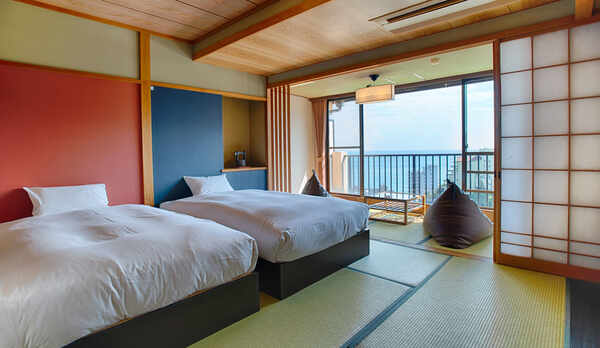 露天風呂付き客室-アクアライトバス(客室)