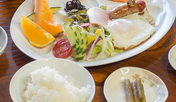 *朝食/小諸の旬の野菜や素材を取り入れた家庭の朝ごはん