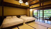 半露天・愛犬専用風呂付【離れ特別和室】ツインベッド(45㎡)