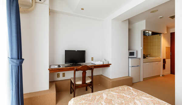 【客室】シングルルーム／全室IHコンロ・電子レンジ・冷蔵庫を完備してます。