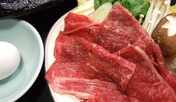 国産牛すきやき（オプション料理）