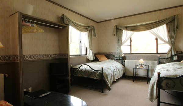 【部屋】ホテル棟角部屋ツイン