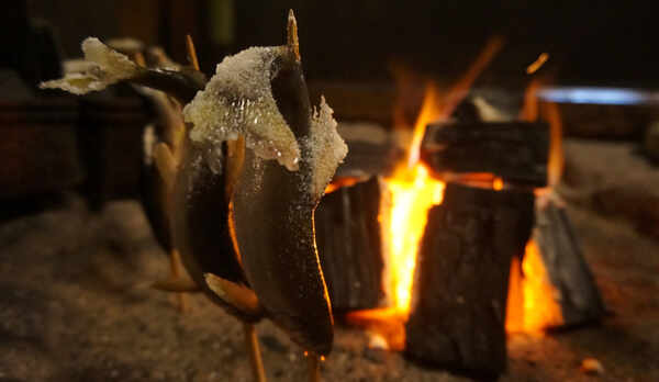 囲炉裏深山懐石料理　料理例