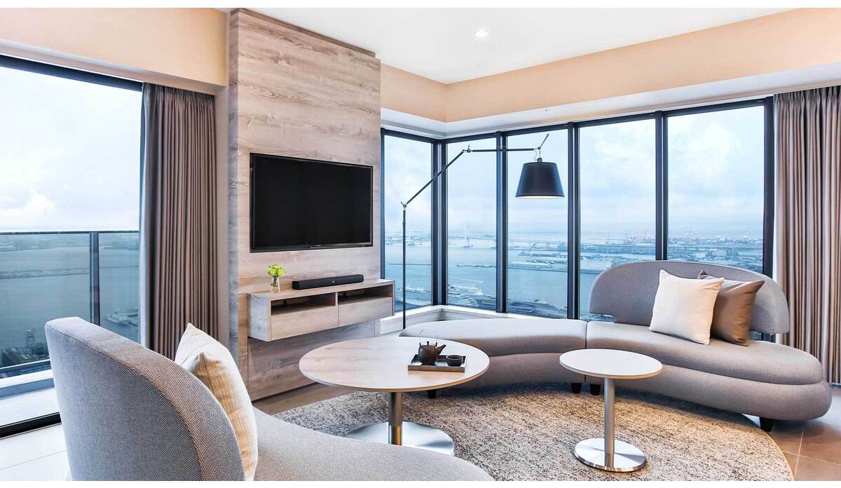 3ベッドルームコーナースイート リビング