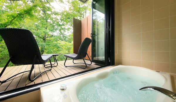 【半露天風呂付】和室*