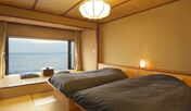【オーシャンビュー】和室ベッドルーム8畳
