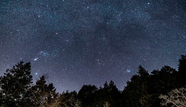 晴れた日には宿からも満点の星空が・・・