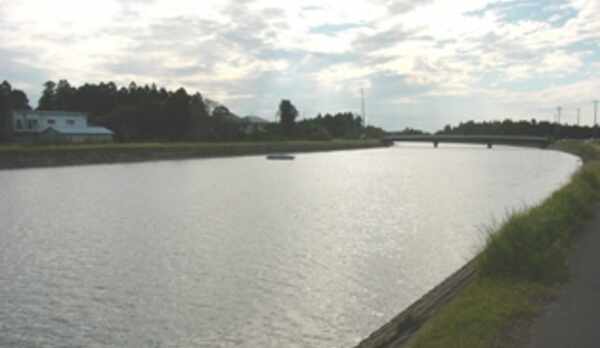 すぐ近くの南白亀川