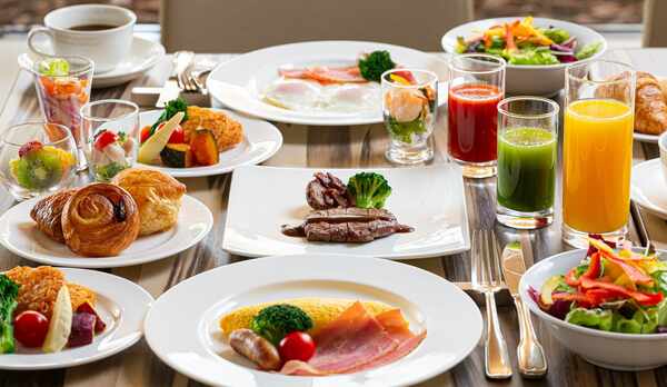 朝食はホテルステイの楽しみの一つ！ゆっくりと穏やかな一日のスタートを。