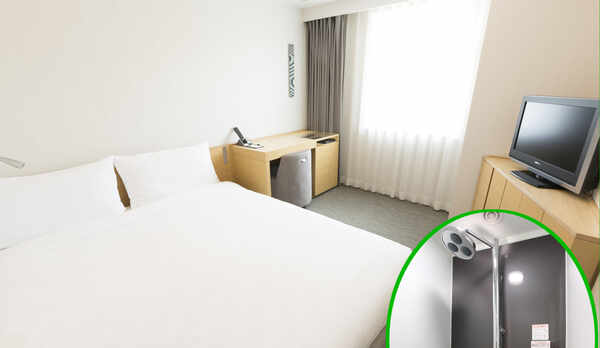 禁煙スーペリアダブル■11階以上■17.6平米・160cmQベッド■多機能シャワー(バスタブなし)