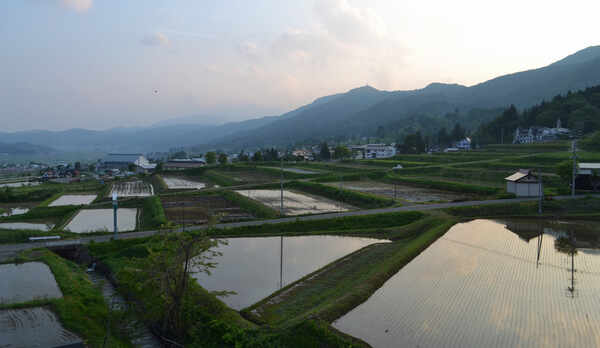 *【お部屋からの眺め】のどかな田園風景が広がります。