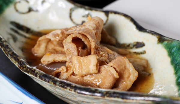 #夕食　どこか懐かしいお料理を一品一品丁寧に仕上げています。