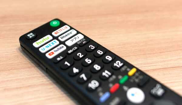客室備品【テレビのリモコン】