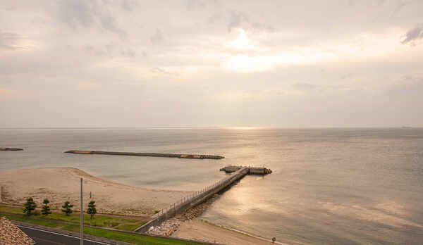 *【景観】全室オーシャンビュー！水平線に沈んでいく夕陽は絶景です！