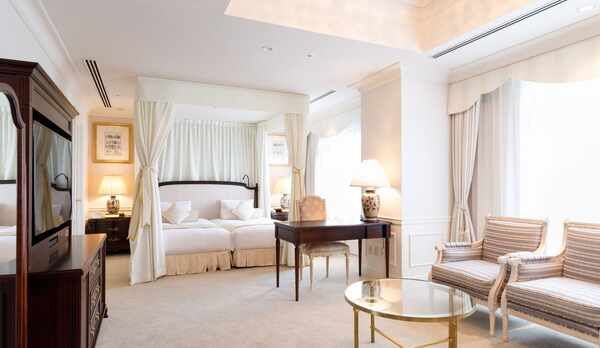 【プルミエールフロア】19階プルミエールスイート・ベッド（189平米）