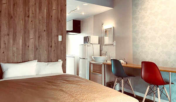 ・【ダブルベッドルーム】包み込まれるような寝心地の良さがお客様に喜ばれております