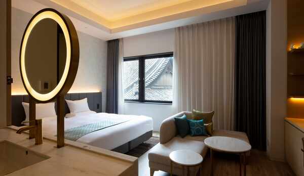 一部のお部屋からご覧いただける瓦の見えるお部屋