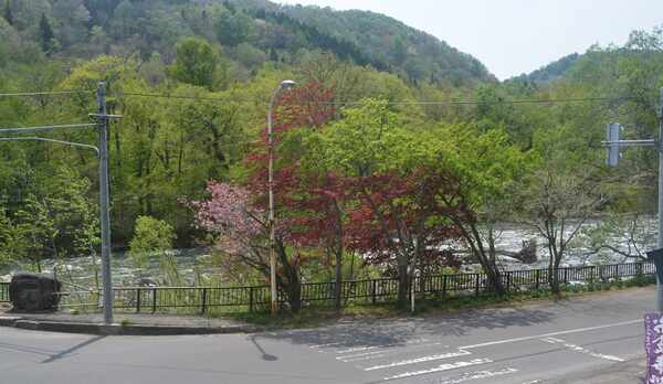 客室窓からの景色