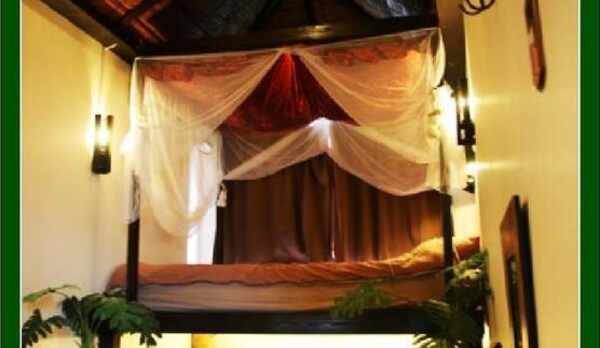 ダブルベッド写真