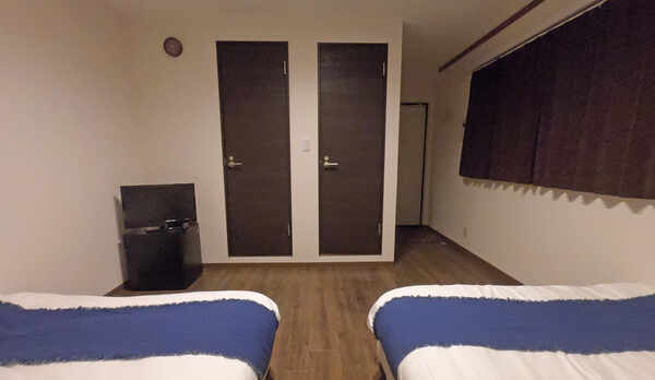 ツインルーム(ダブルベッドx2)