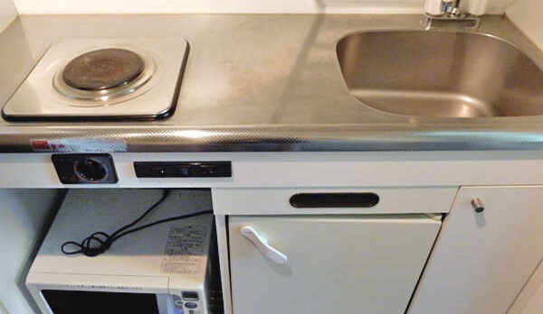 モデレートタイプには電子レンジが付いております