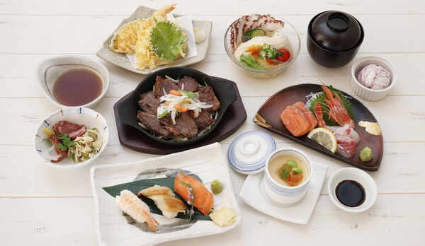 牛サガリ＆お刺身＆天ぷらで特別♪夕食付プラン専用御膳