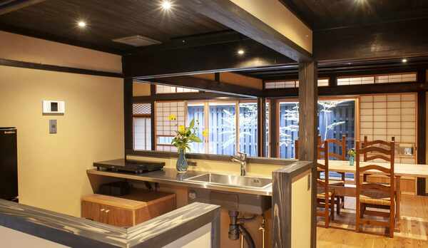 客室「左舷」キッチン