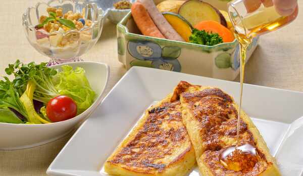 朝食　フレンチトースト