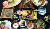郷土料理プランのお夕食例