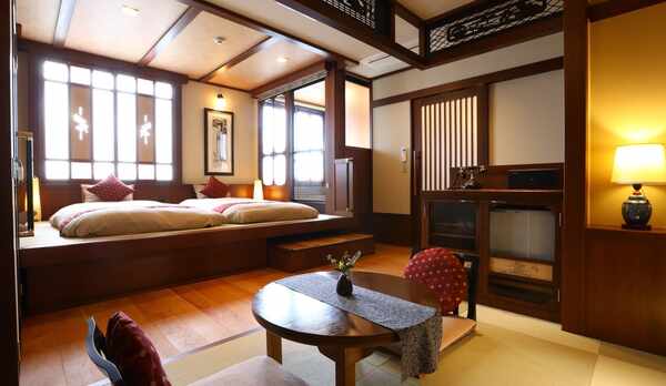 半露天風呂付客室レトロ一例