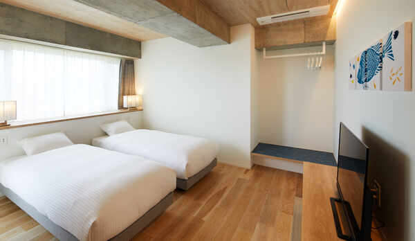 デラックススイート　寝室