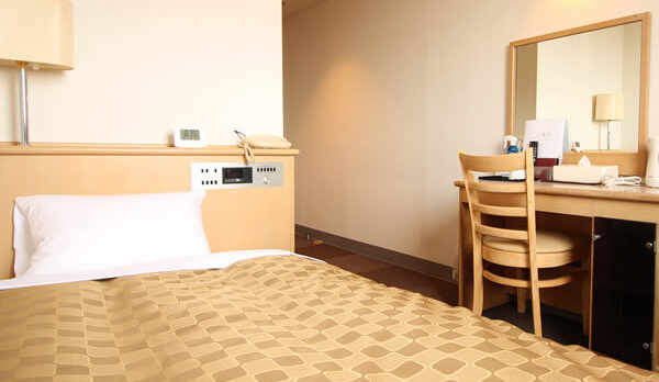 ★シングルルーム★125cm幅ベッドで広々リフレッシュ♪