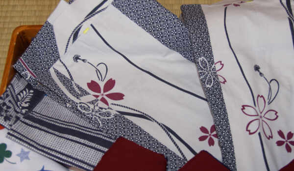 お部屋着の浴衣