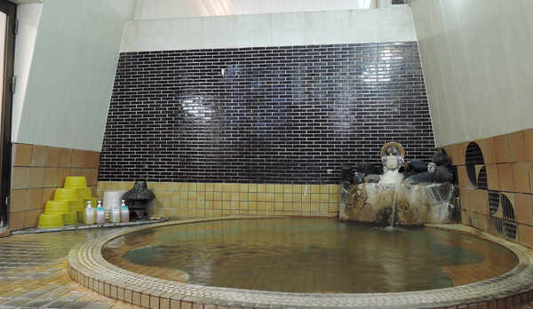 *【温泉】無色透明の源泉かけ流し温泉。