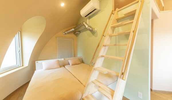 ドームハウスA棟／ツイン+ロフト＜最大定員3名＞