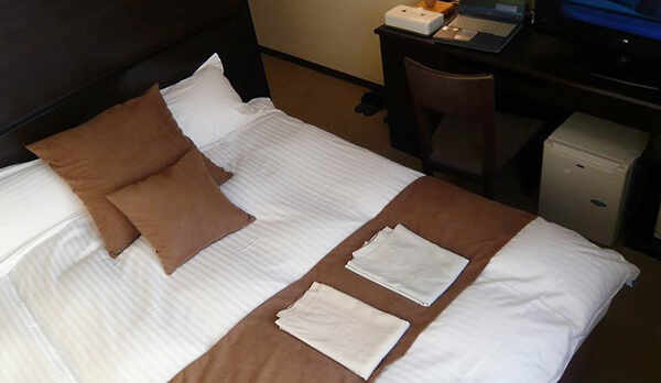 ・デュベスタイルベット　広々クイーンサイズでゆっくりおやすみ出来ます