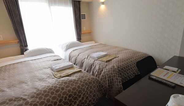 ・コンパクトで清潔感のあるオーシャンビューのツインルームです