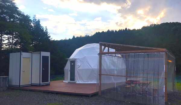 ＊ドームすぐ横でBBQをお楽しみいただけます＊