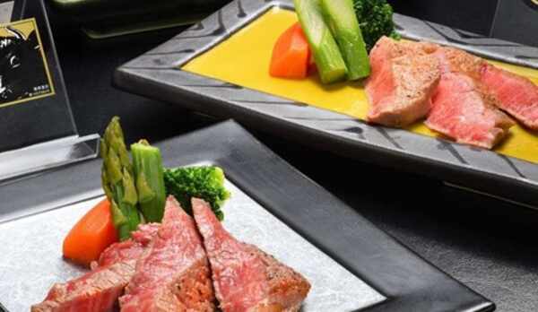 山形の2大特産牛の食べ比べプランもご用意。ジューシーな米沢牛とさっぱりとした山形牛、両方楽しめます。