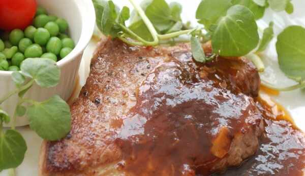 ブランドお肉の「信州豚」のソテー