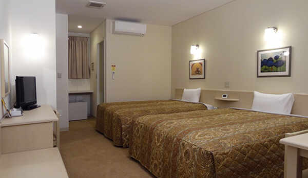 ゆとりの客室スペース