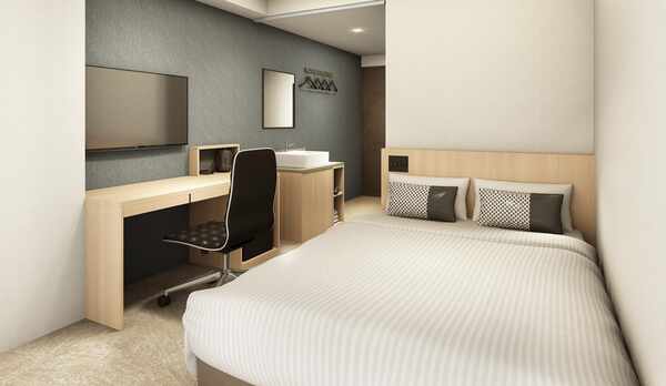 ＜禁煙＞ダブル【15㎡／ベッド幅140cm】（イメージ）