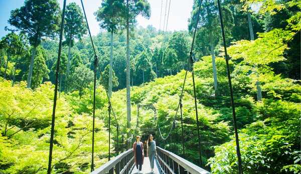 もみぢ家専用つり橋