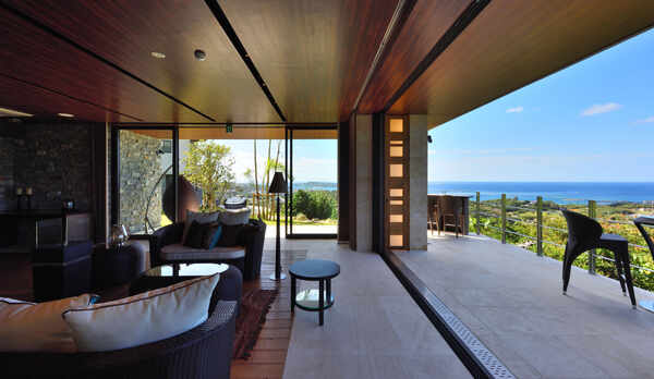 開放的なテラスからの絶景