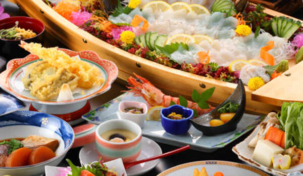 【夕食一例/お手軽プラン29年度秋冬】天草ならでは！鮮度抜群の海鮮をリーズナブルにお楽しみ頂けます♪