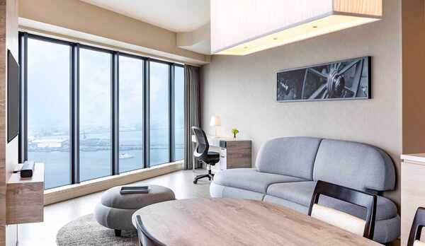 ２ベッドルームタイプベイビューのリビング（一例）